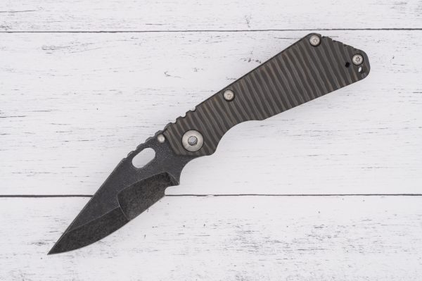 Mick Strider SnG Custom - Strider Stripe - Nightmare Grind - MagnaCut sold by SellYourKnife USA